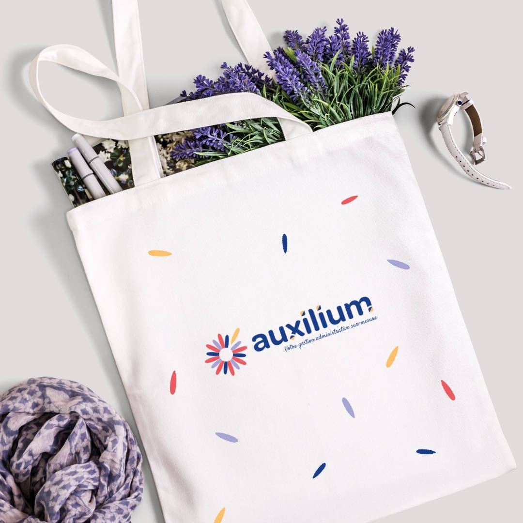 Sac Logo Auxilium assistante administrative à Dijon
