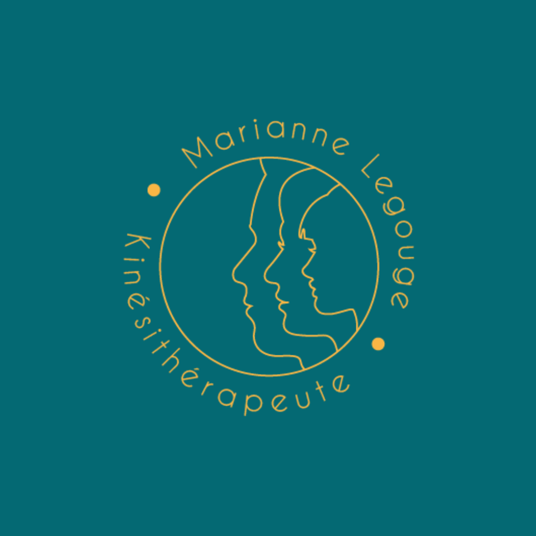 Logo Marianne Legouge sur fond bleu