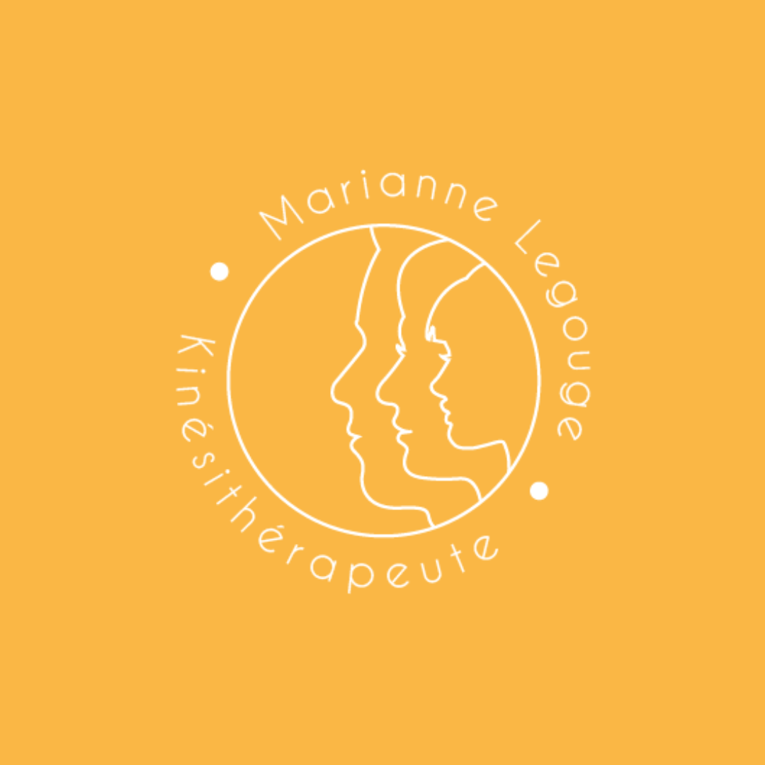 Logo Marianne Legouge sur fond jaune