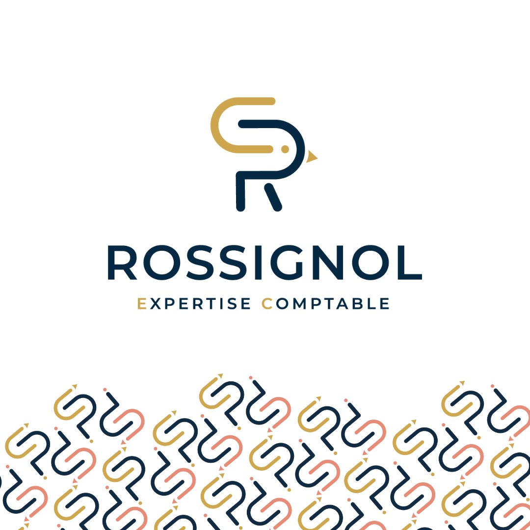 Logo Rossignol Expertise Comptable Auxonne avec Pattern by Kyracom