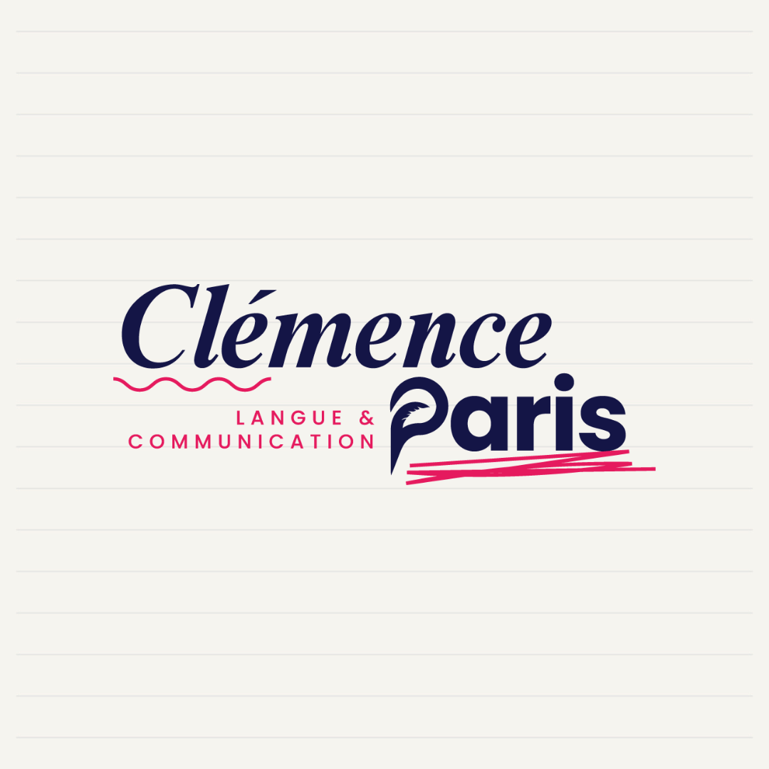 Identité visuelle Clémence Paris langue et communication by Kyracom