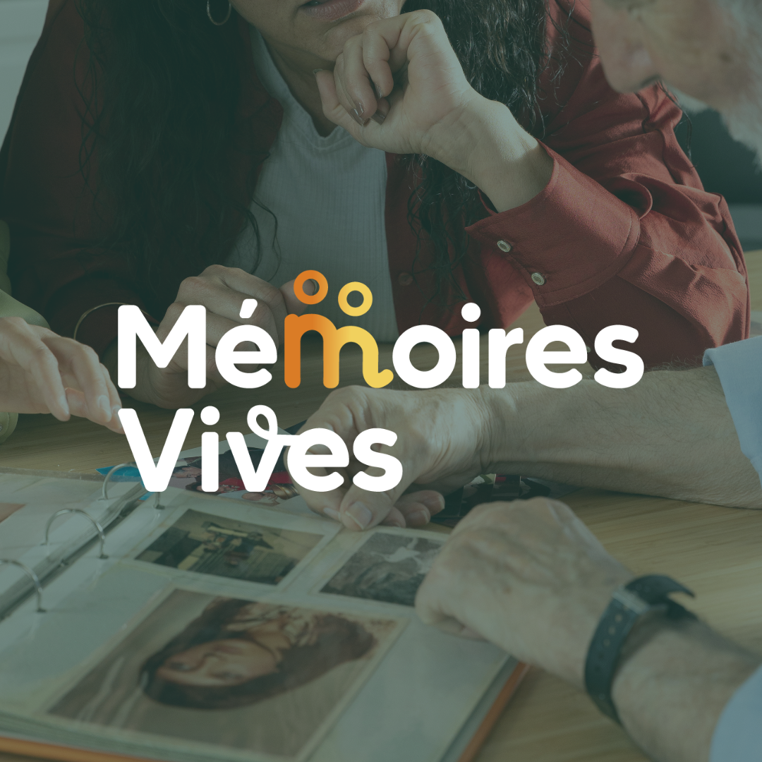 Logo mémoires vives ateliers pour séniors Dijon